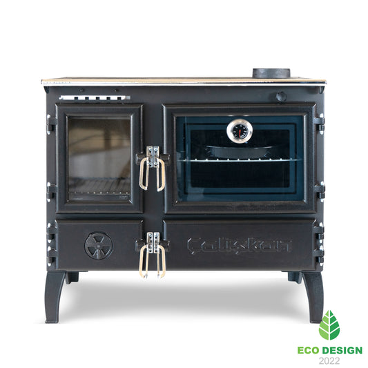 Caliskan 214 cast iron wood stove with oven – EcoDesign 2022 Certified